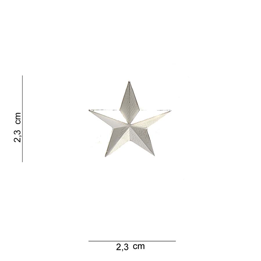 Embleem metaal Brig. Gen. 1 ster #6095