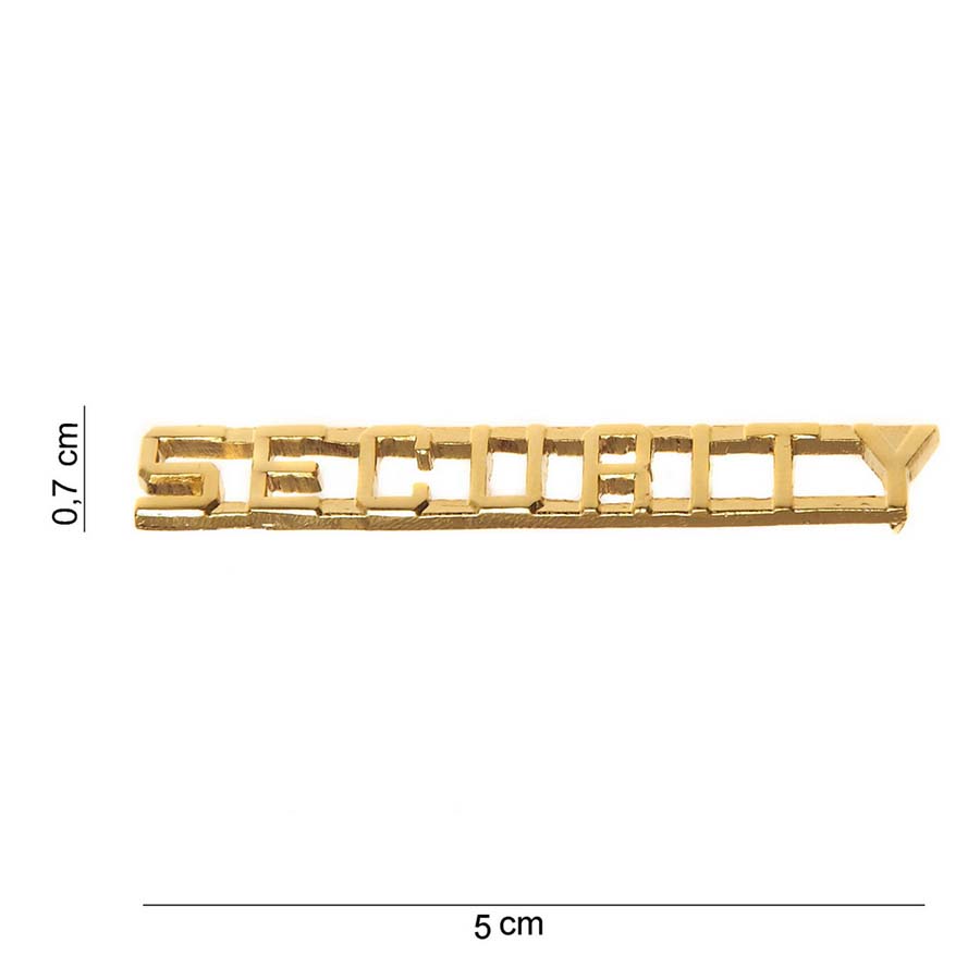 Embleem metaal security #2020