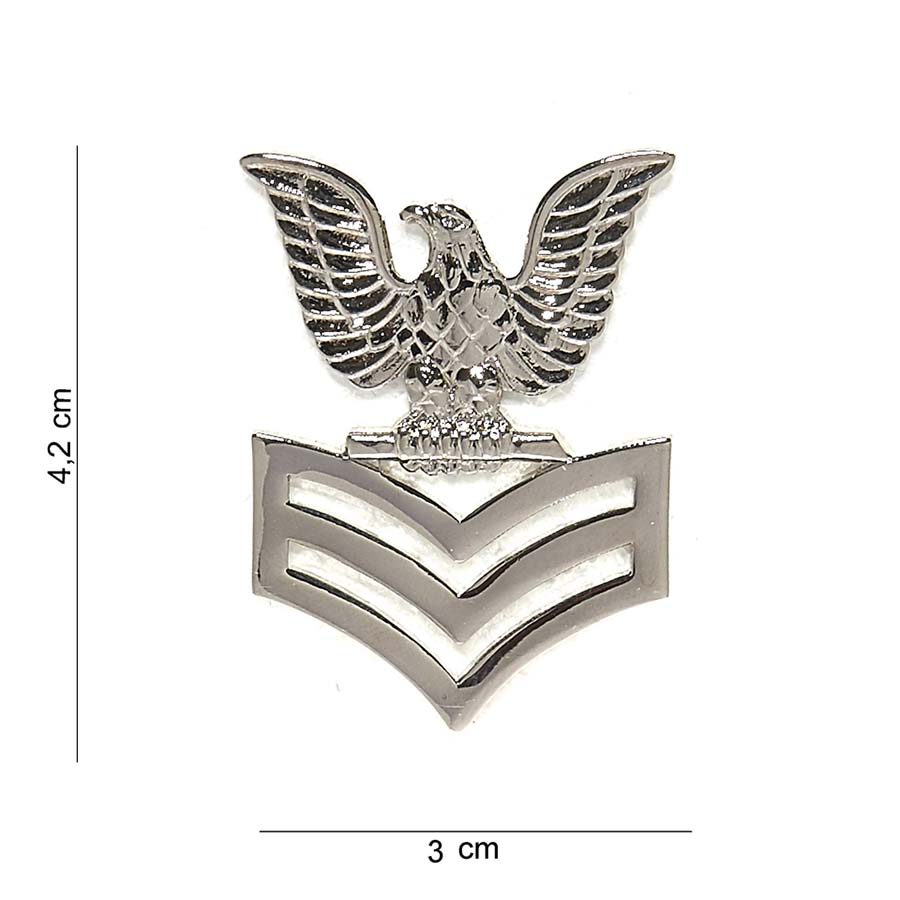 Embleem metaal US navy stripes #7056