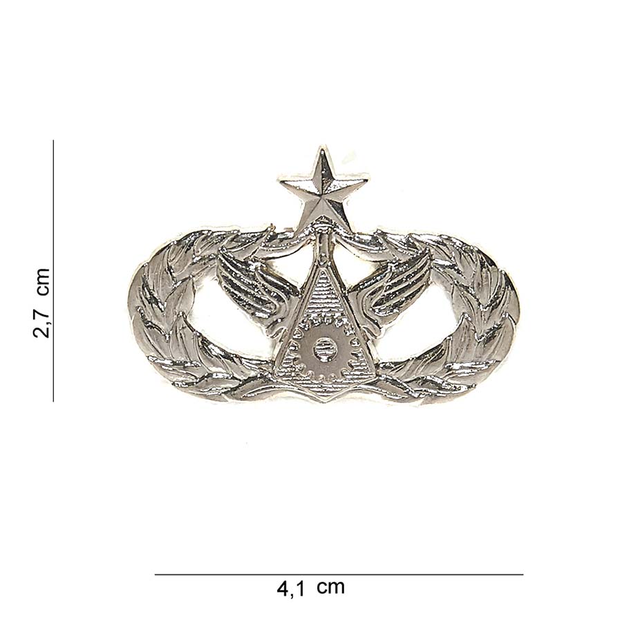 Embleem metaal Star wing #7050