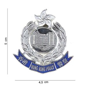 Embleem metaal Hong Kong #6030