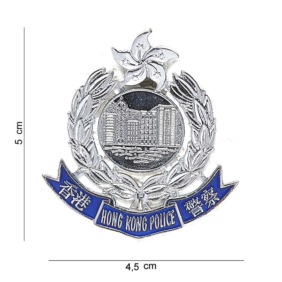 Embleem metaal Hong Kong #6030