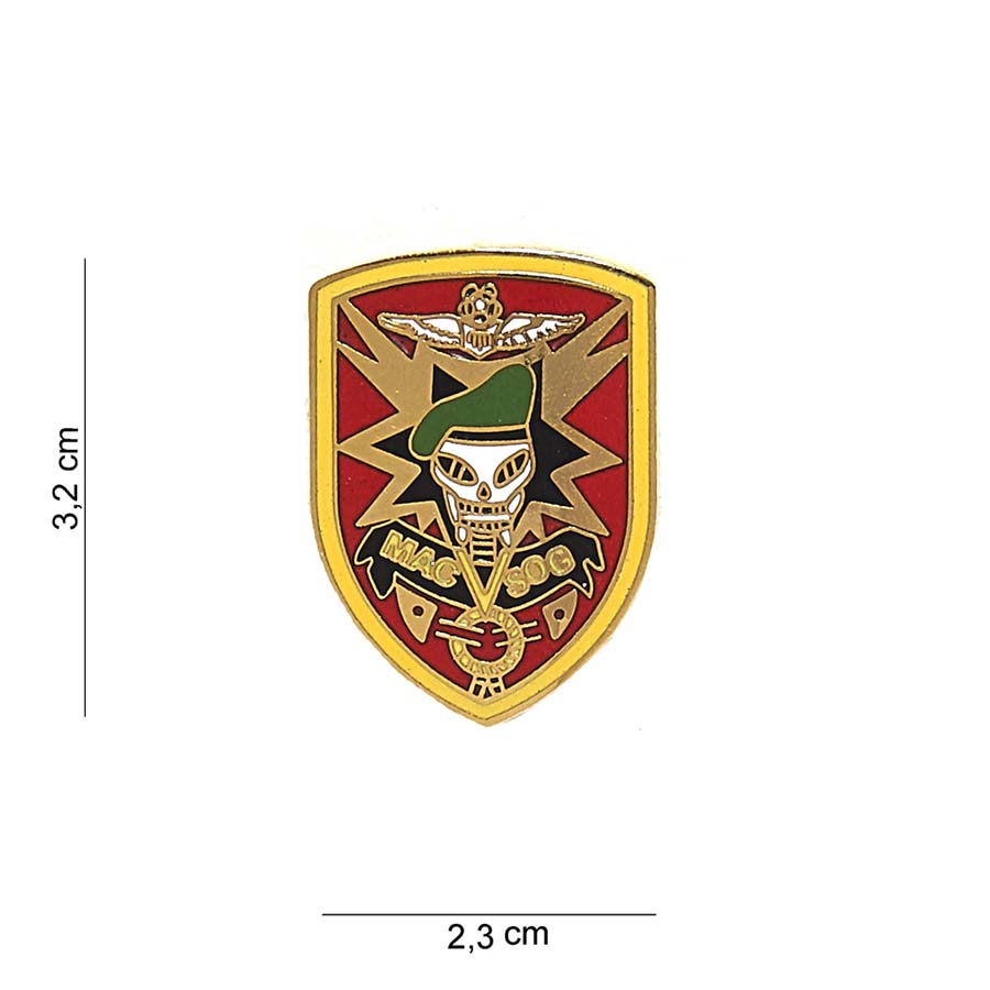 Embleem metaal military advisory command Vietnam #7067
