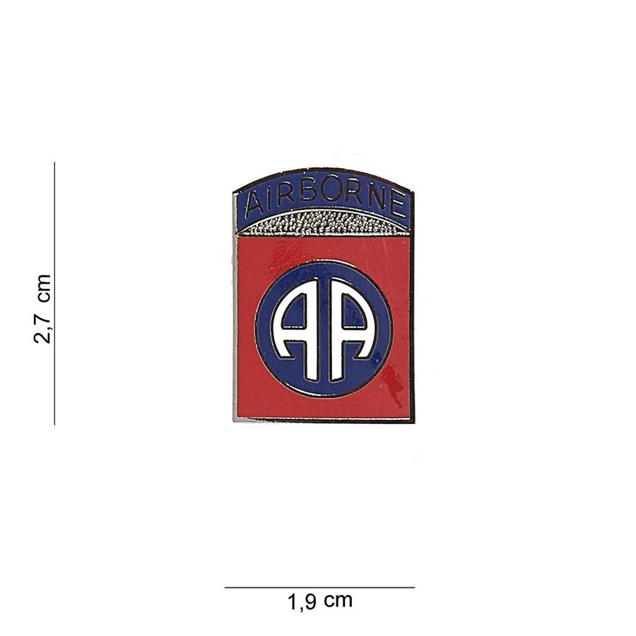 Embleem metaal 82nd airborne US #7063 Embleem metaal 82nd airborne US #7063