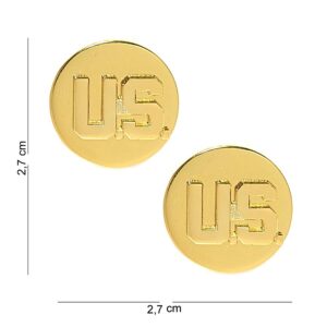 Embleem metaal collar disk US Device set #6005