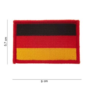 Embleem stof vlag Duitsland (middel) #1013