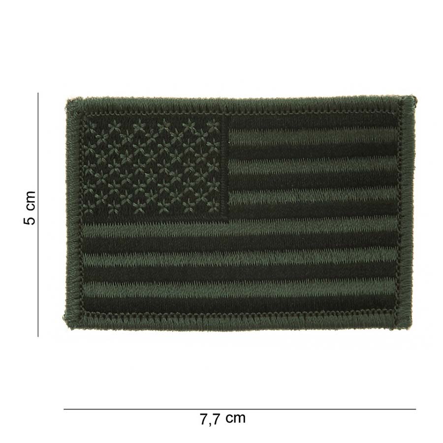 Embleem stof vlag USA subdued #1021