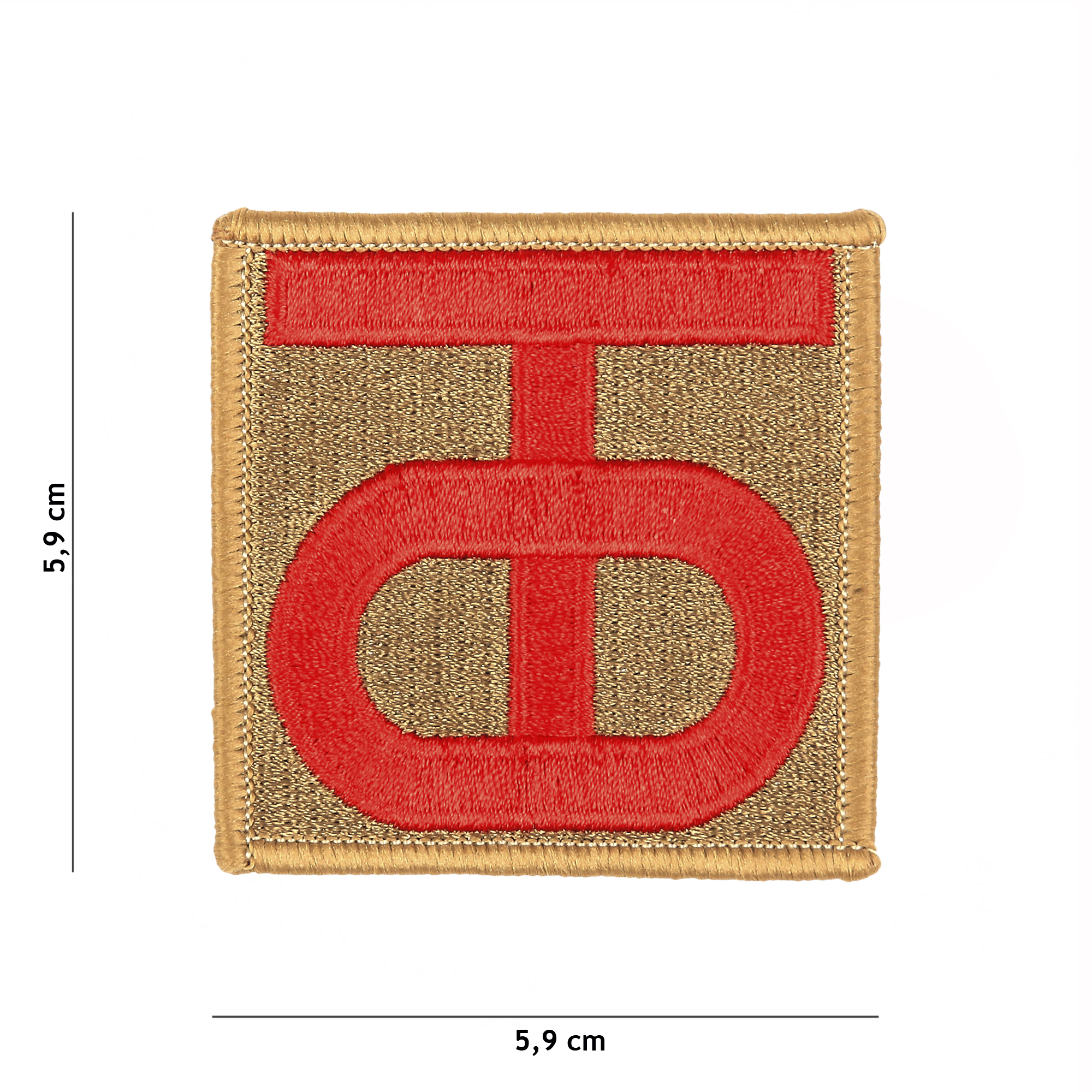 Embleem stof 90th US Infantry Division WWII #3051