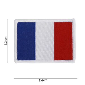 Embleem stof vlag Frankrijk klein #1067