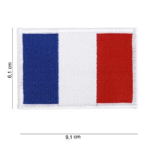 Embleem stof vlag Frankrijk #1014