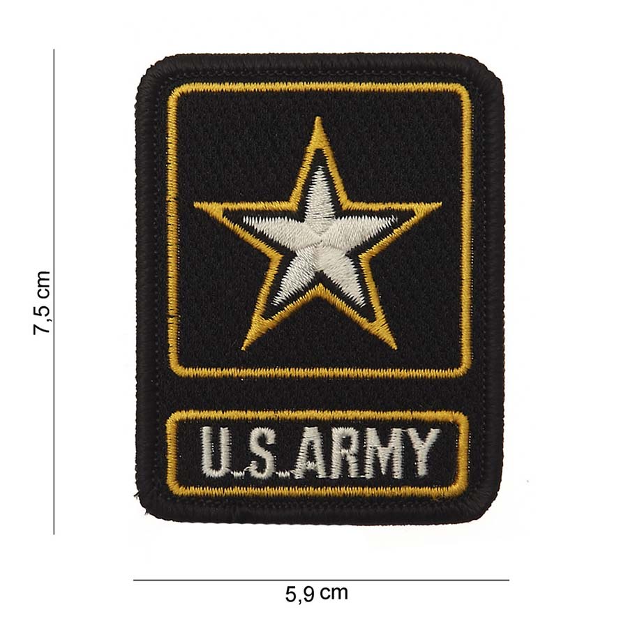 Embleem stof U.S. army star #1070