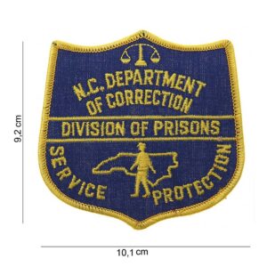 Embleem stof N.C. department #5009