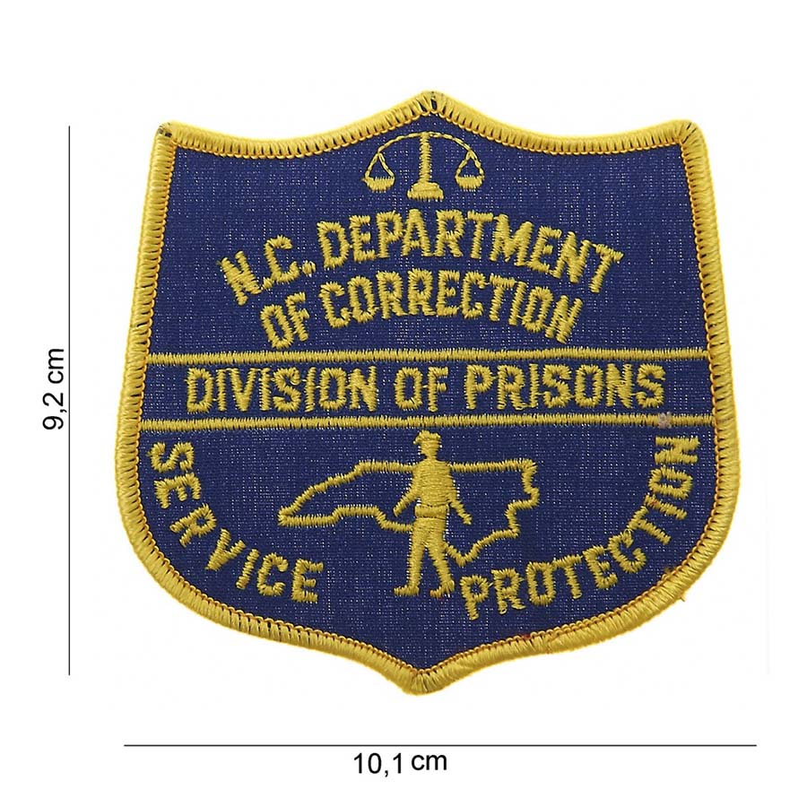 Embleem stof N.C. department #5009