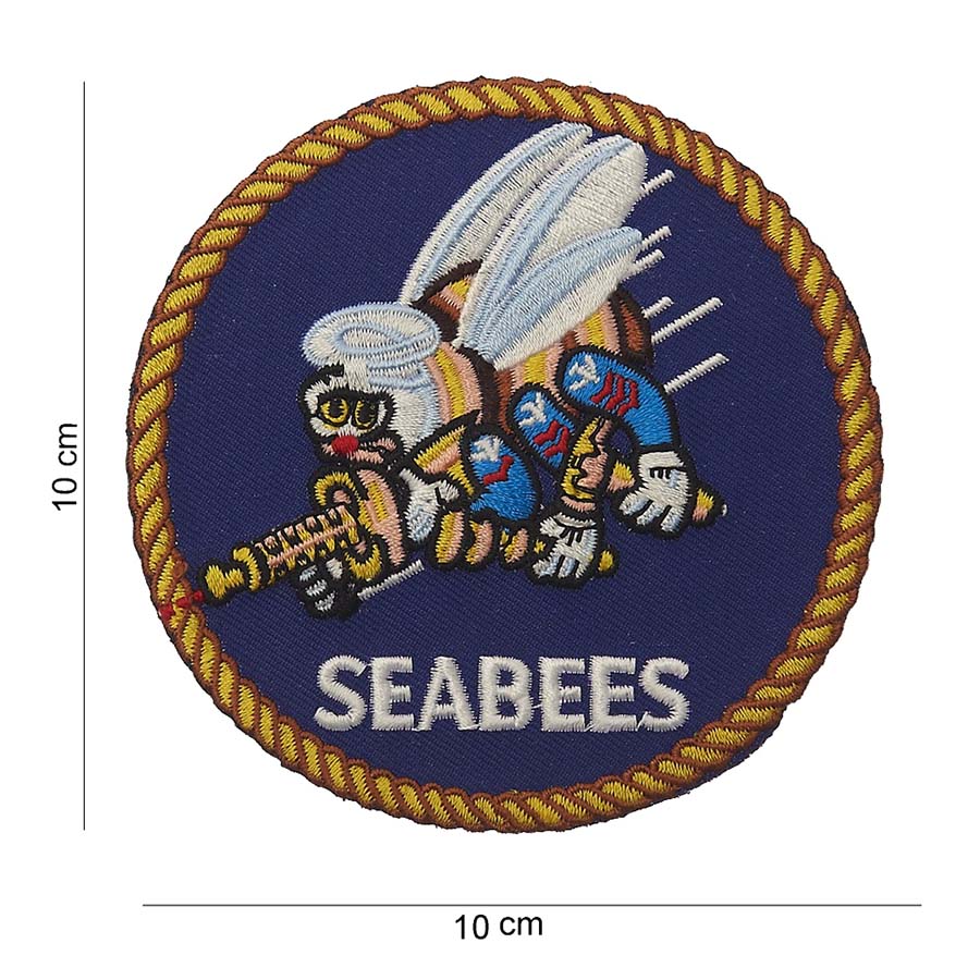Embleem stof seabees #5045