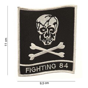 Embleem stof fighting 84 groot #4076
