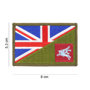 Embleem stof Pegasus halve vlag #20015
