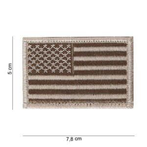 Embleem stof vlag USA desert met klittenband #1045