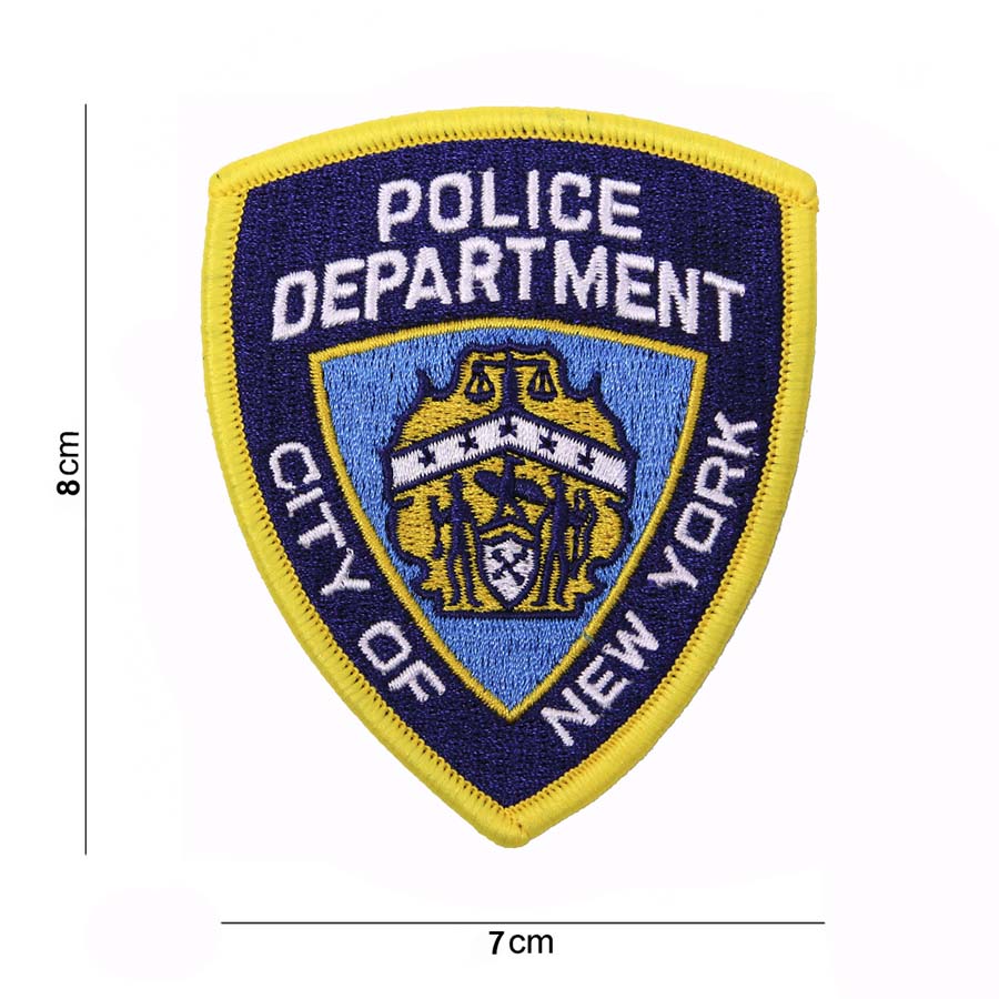 Embleem stof Police department #5002
