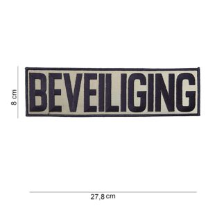 Embleem stof Beveiliging (groot) #2004