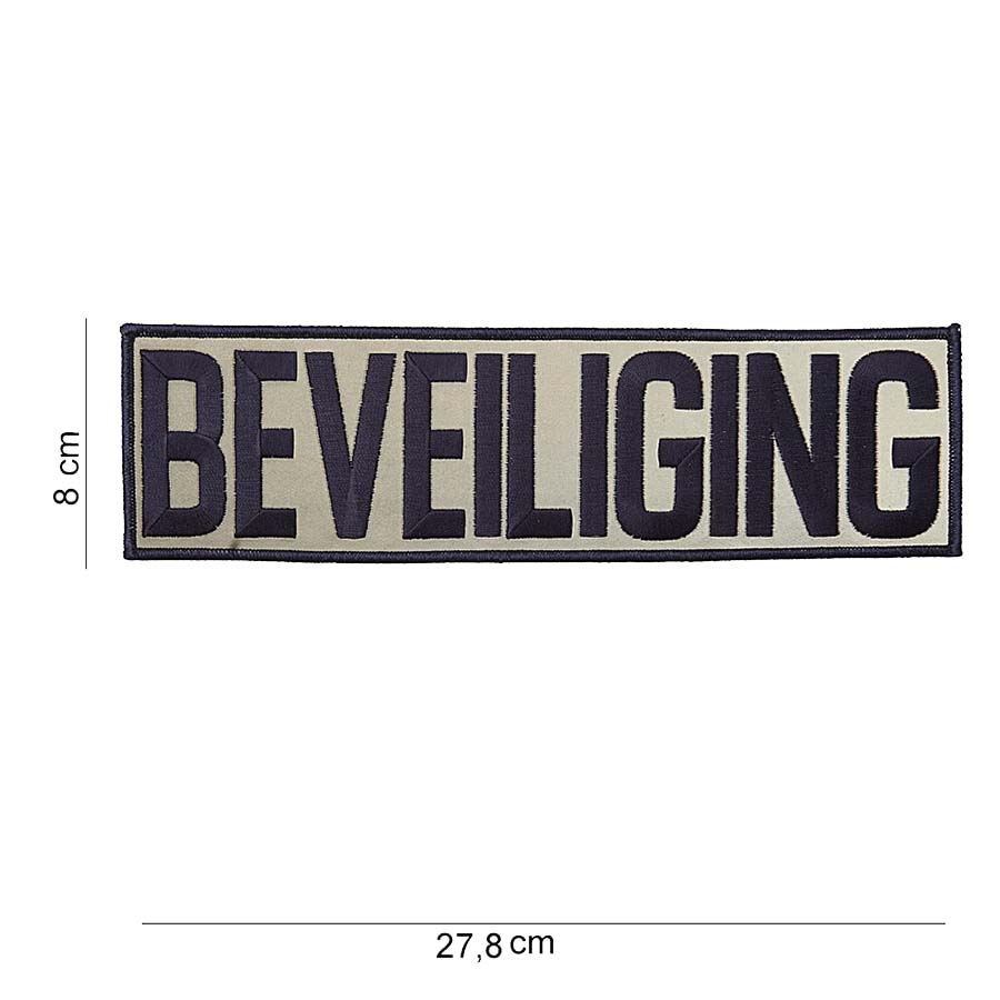 Embleem stof Beveiliging (groot) #2004