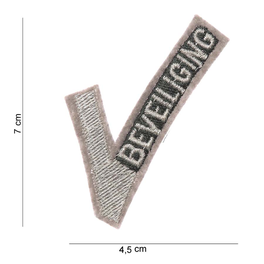 Embleem stof beveiliging V #2026