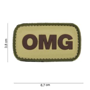 Embleem 3D PVC OMG #14010