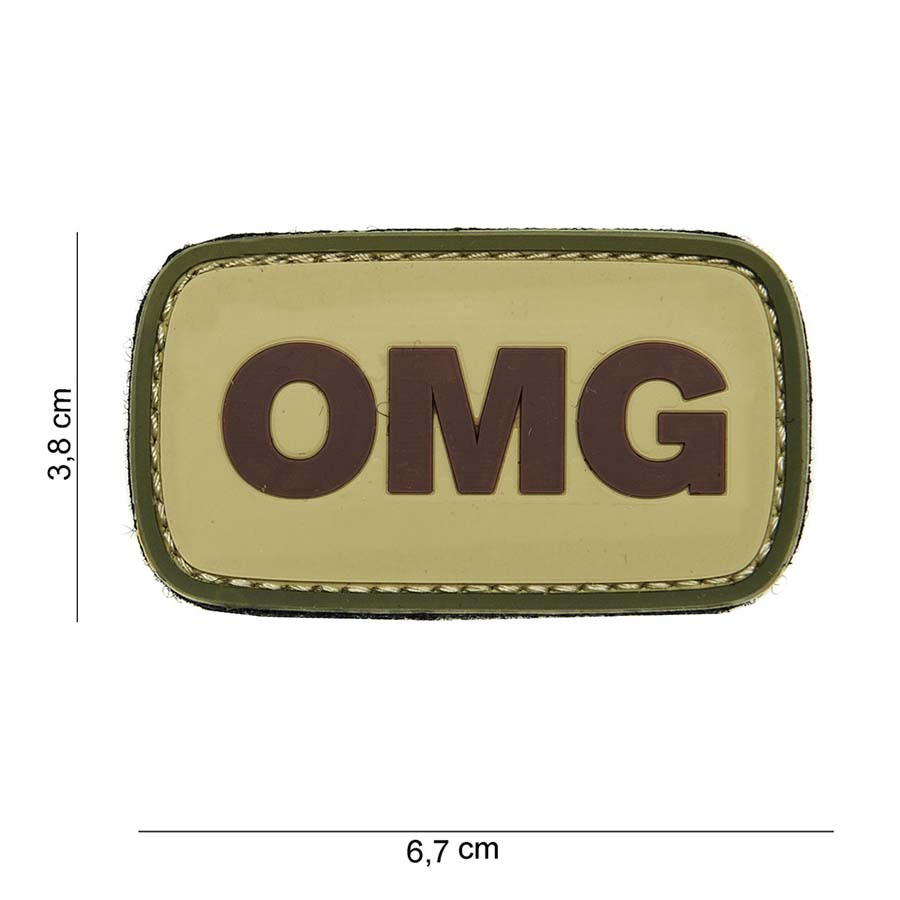 Embleem 3D PVC OMG #14010