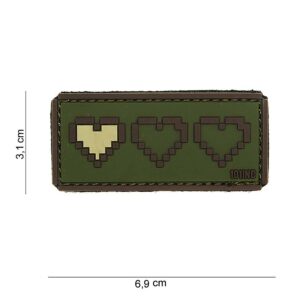 Embleem 3D PVC Last life groen #14015