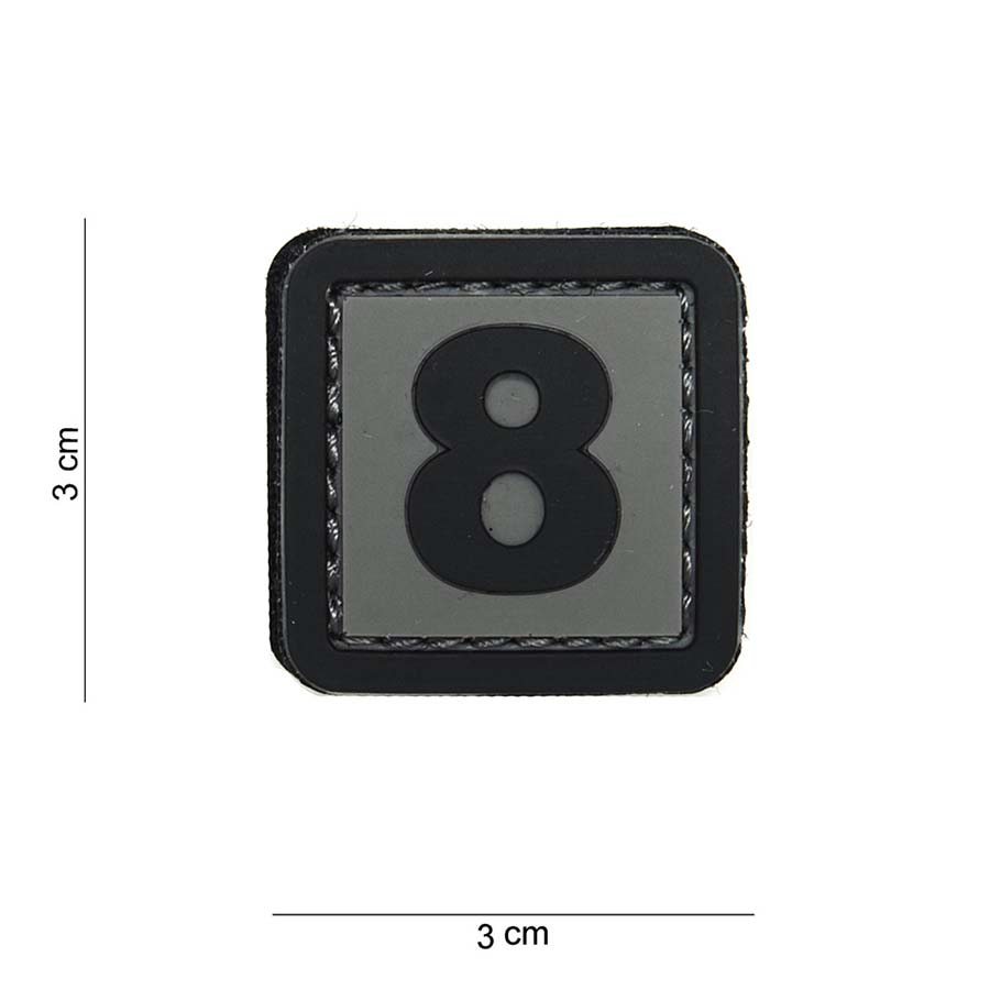 Embleem 3D PVC 8 #15009