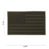 Embleem 3D PVC USA subdued #11181