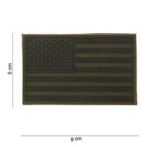 Embleem 3D PVC USA subdued #11181