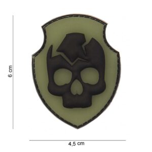 Embleem 3D PVC Ghost Skull #12007
