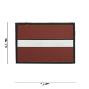 Embleem 3D PVC Letland #15070