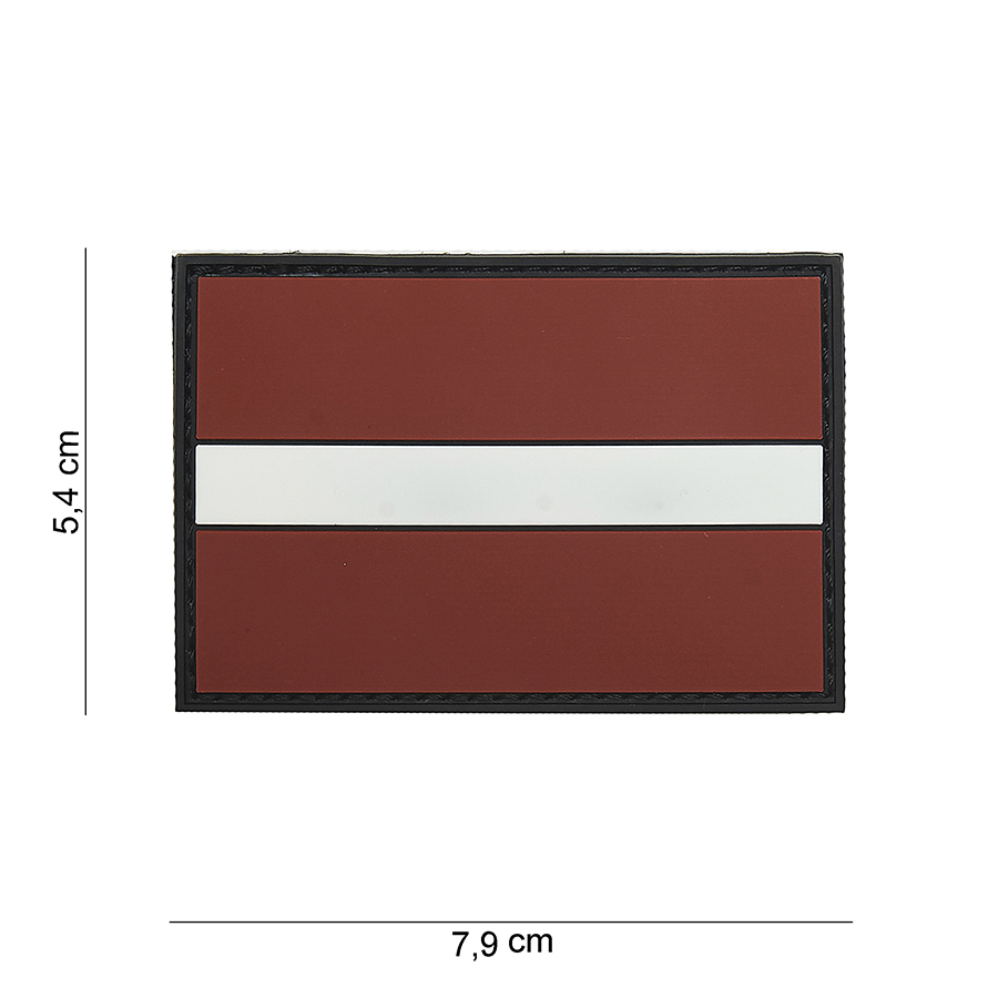 Embleem 3D PVC Letland #15070
