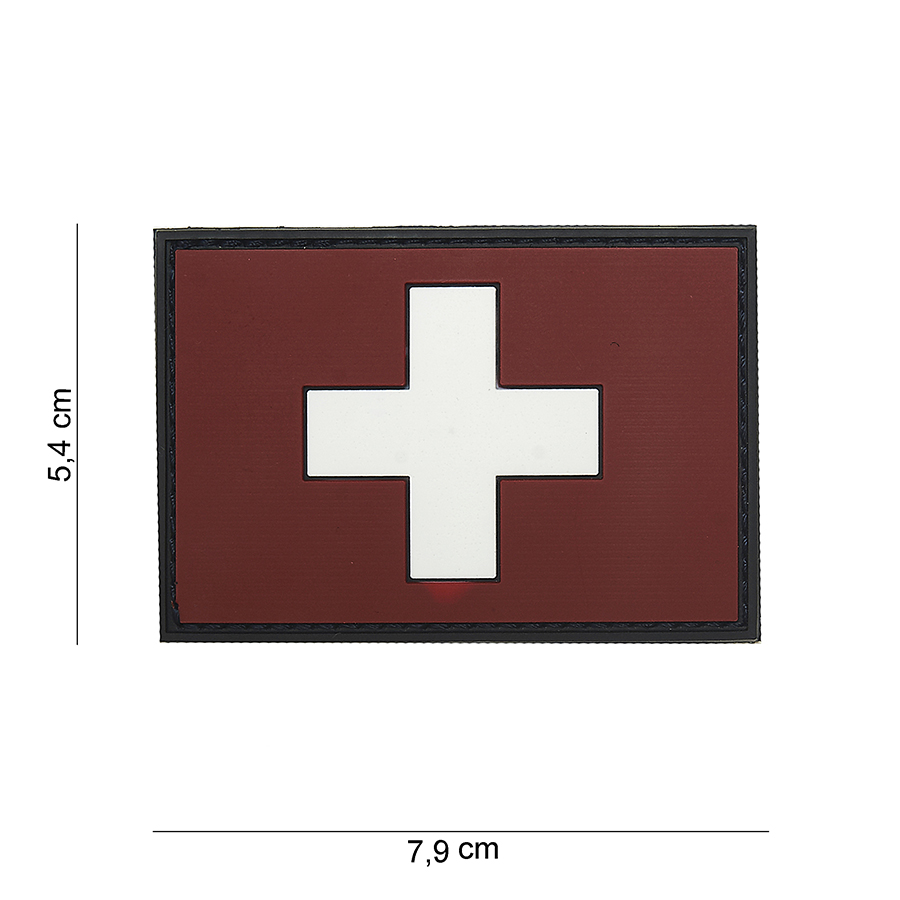 Embleem 3D PVC Zwitserland #15060