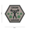 Embleem 3D PVC Corona Survivor #6101 Embleem 3D PVC Corona Survivor #6101