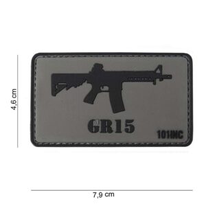 Embleem 3D PVC GR15 #10033