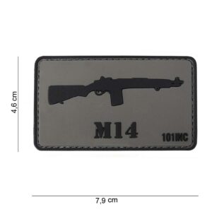 Embleem 3D PVC M14 #10029