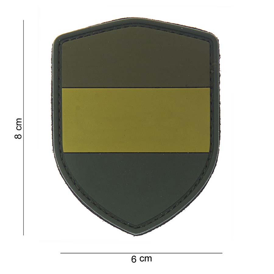 Embleem 3D PVC schild Nederland groen #10011