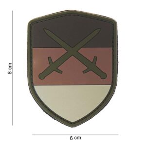 Embleem 3D PVC schild Duitsland desert zwaard #10007