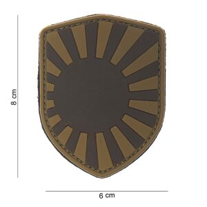 Embleem 3D PVC schild Japanse oorlog desert #10015