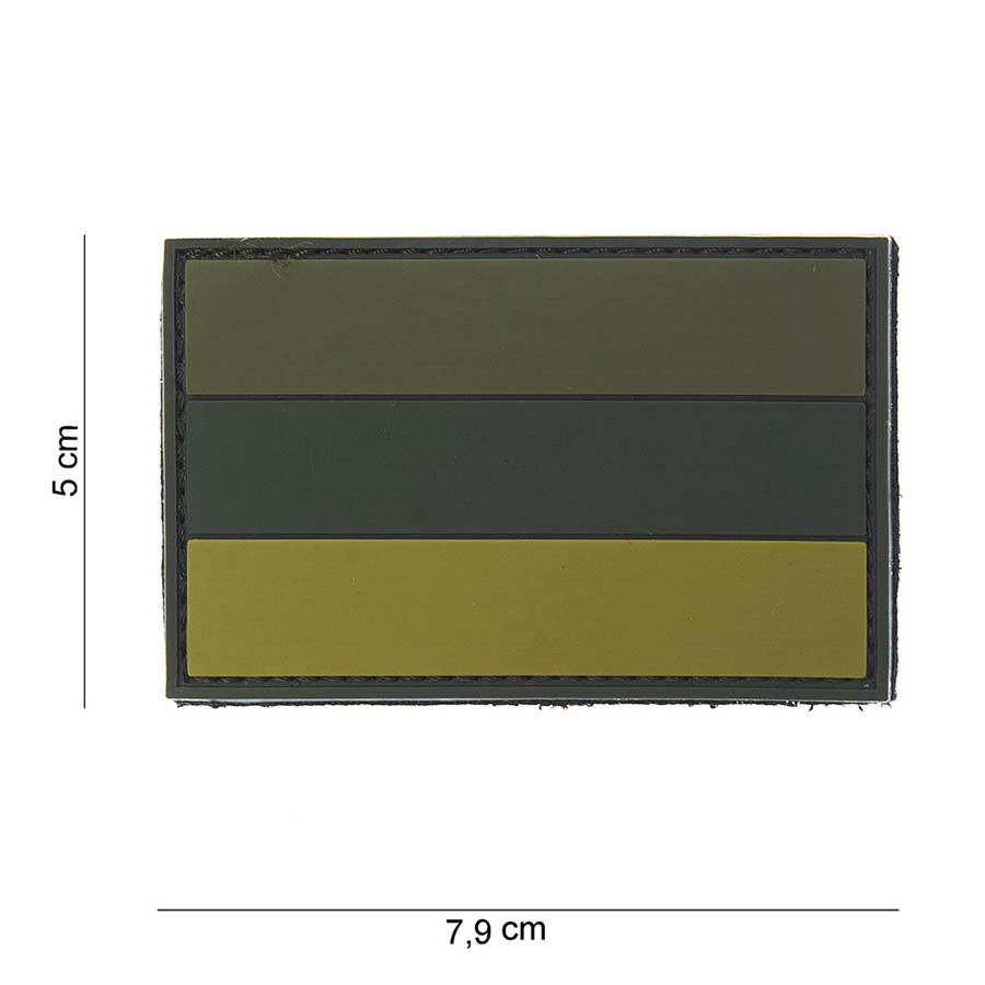Embleem 3D PVC Rusland groen #10008