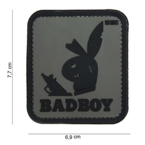 Embleem 3D PVC Badboy grijs #14045