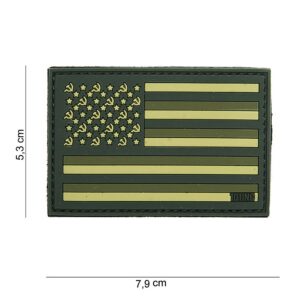 Embleem 3D PVC Sovjet groen #14021
