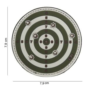 Embleem 3D PVC Target groen #14036