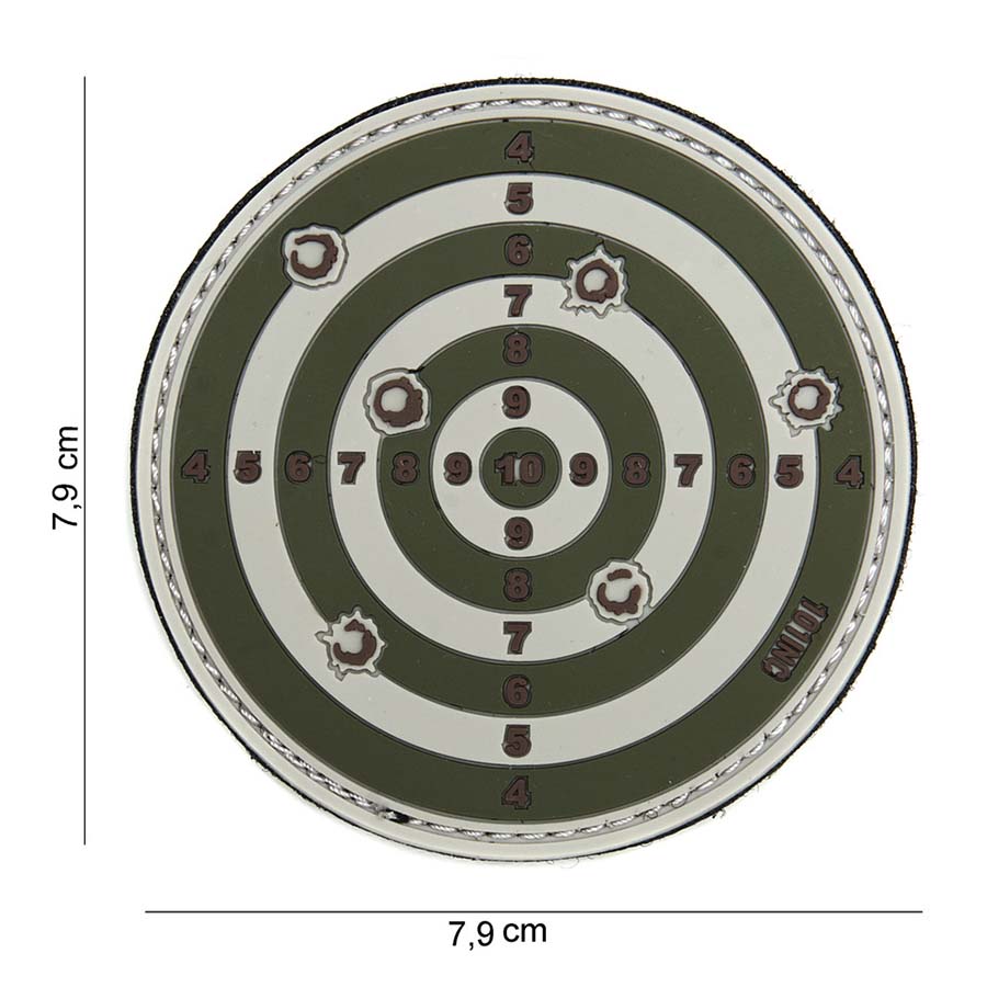 Embleem 3D PVC Target groen #14036
