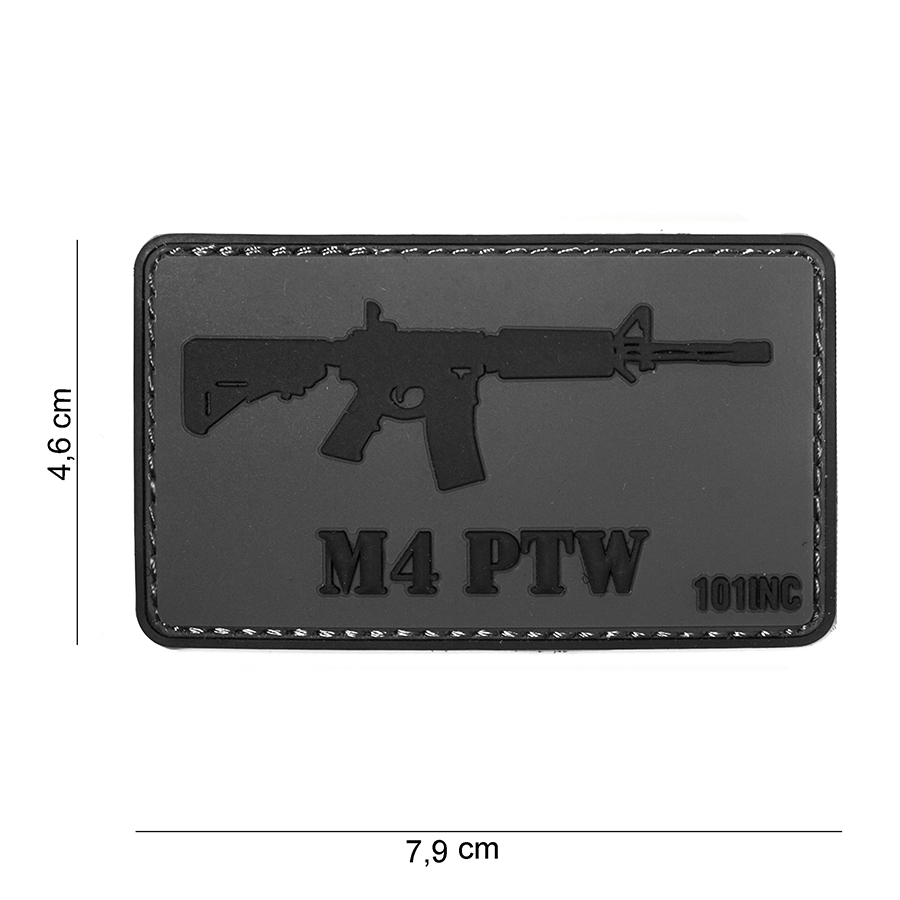 Embleem 3D PVC M4 PTW #15088