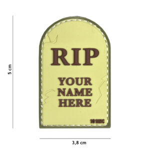 Embleem 3D PVC RIP coyote #18028