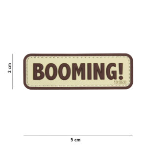 Embleem 3D PVC Booming! beige #18049