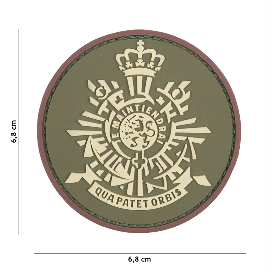 Embleem 3D PVC Korps Mariniers groen/coyote #20051